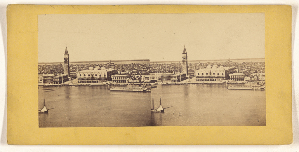 Unknown maker, Italian:[Panoramic view of Venice, Italy], Poster Print Wall Art