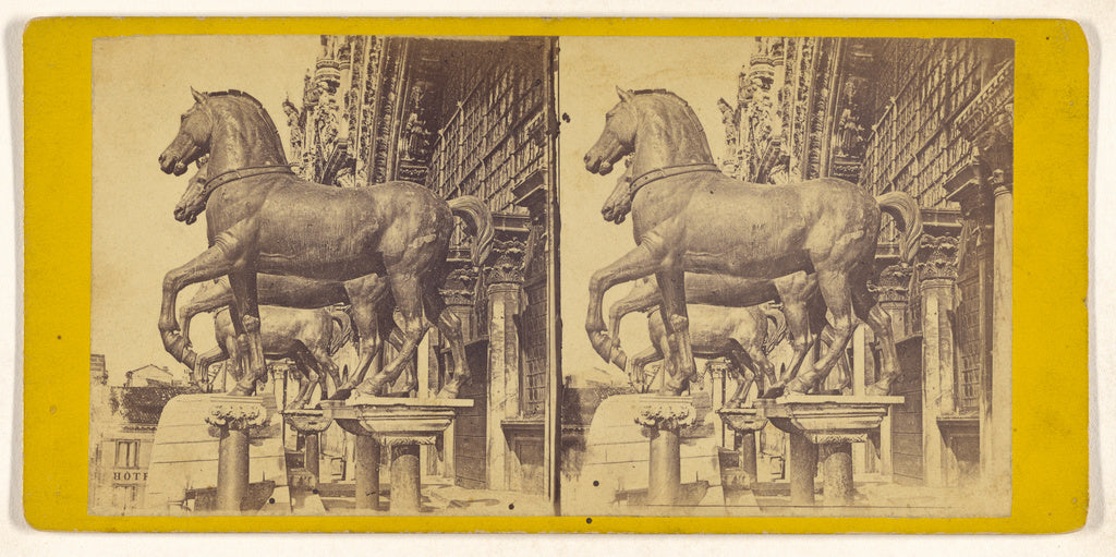 Unknown maker, Italian:[Cavalli di S. Marco], Poster Print Wall Art