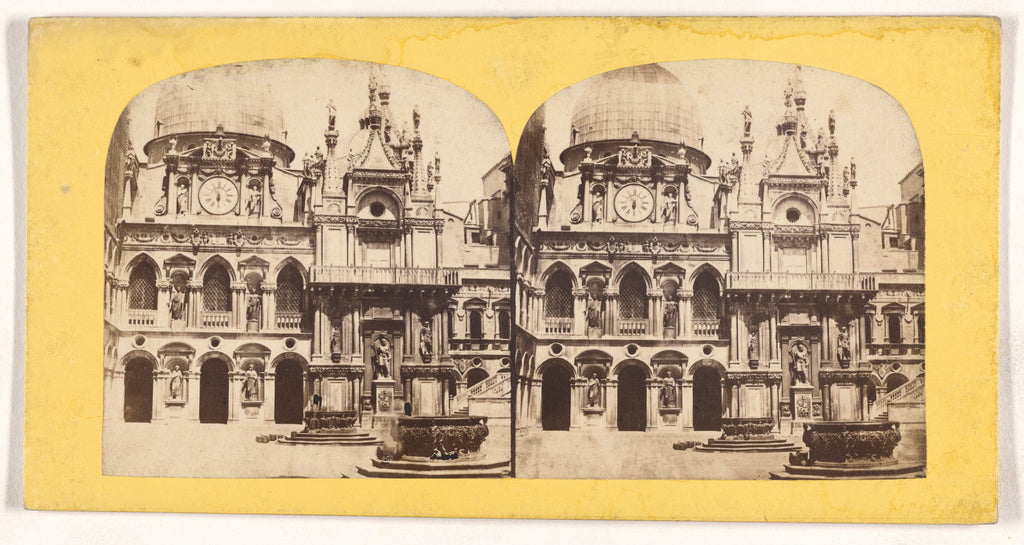 Unknown maker, Italian:[Le puits du Bronze, Venise], Poster Print Wall Art