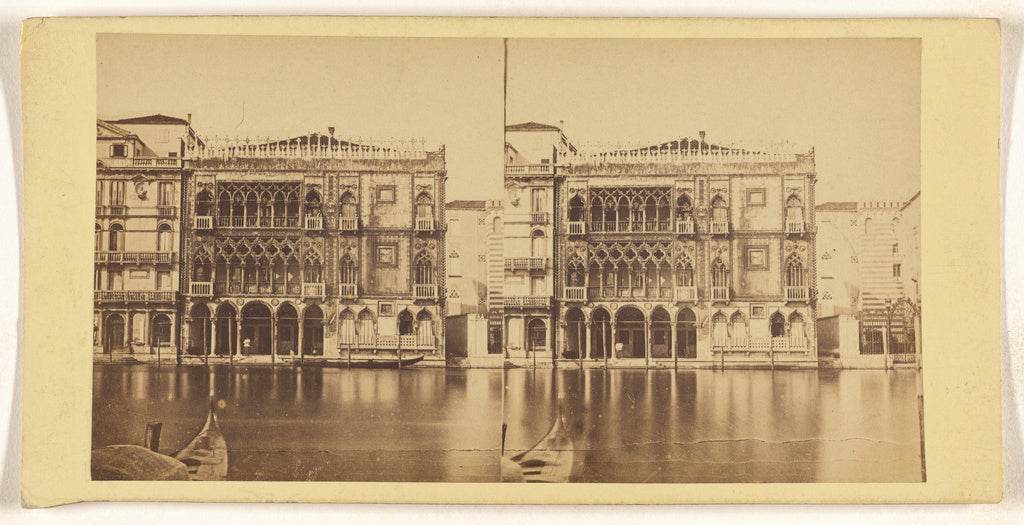 Unknown maker, Italian:[Palazzo ca D'oro], Poster Print Wall Art