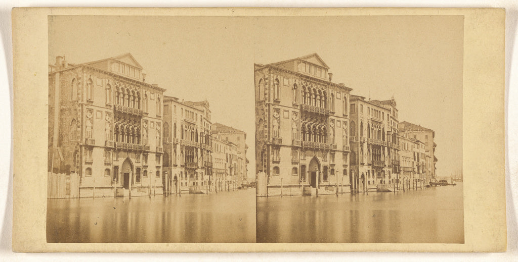 Unknown maker, Italian:[Palazzo Cavalli],16x12"(A3)Poster
