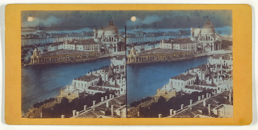 Unknown maker, Italian:[Bird's-eye view of Venice], Poster Print Wall Art