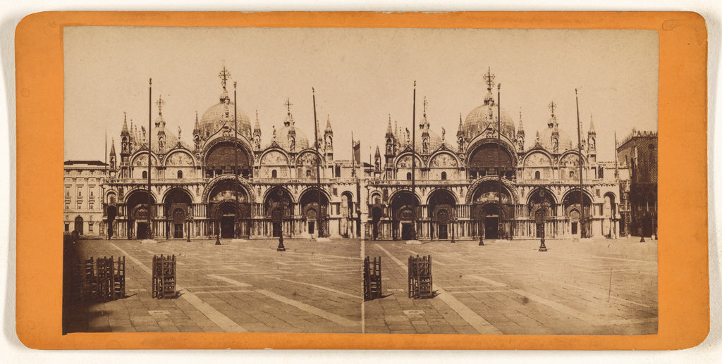 Unknown maker, Italian:[St. Mark's Church, Venice, Italy], Poster Print Wall Art
