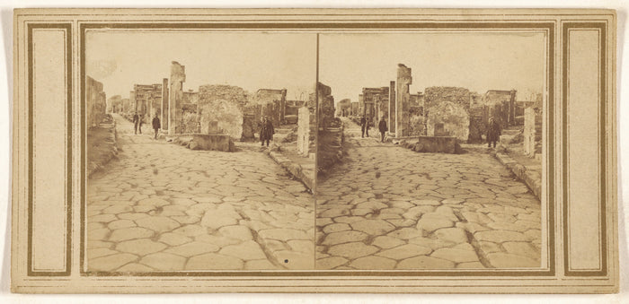 Unknown maker, Italian:[Street of Herculaneum, Gate of (---i,16x12