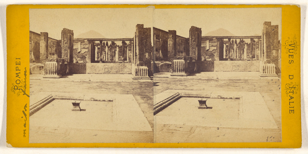 Unknown maker, Italian:Pompei/[maison faun], Poster Print Wall Art