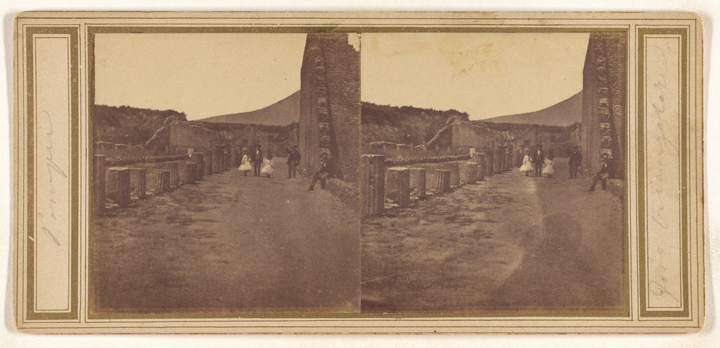 Unknown maker, Italian:[Pompei. Foro triangolare], Poster Print Wall Art