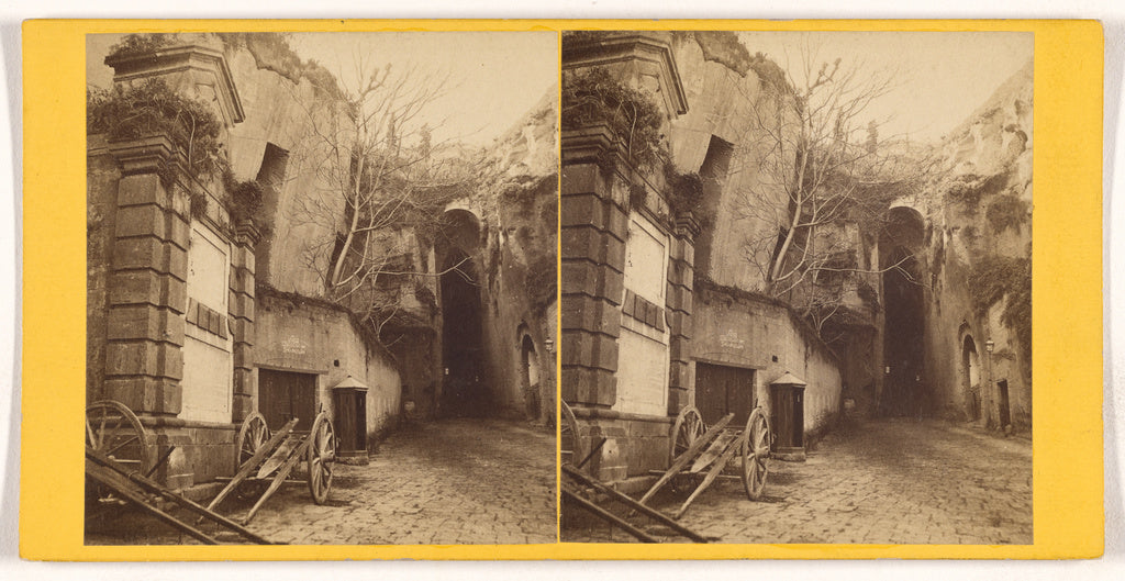 Unknown maker, Italian:Entree du Tunnel de Pozzuoli (Naples), Poster Print Wall Art