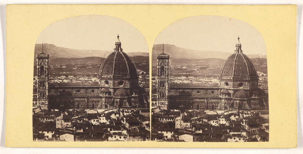 Unknown maker, Italian:[Panorama of Florence], Poster Print Wall Art
