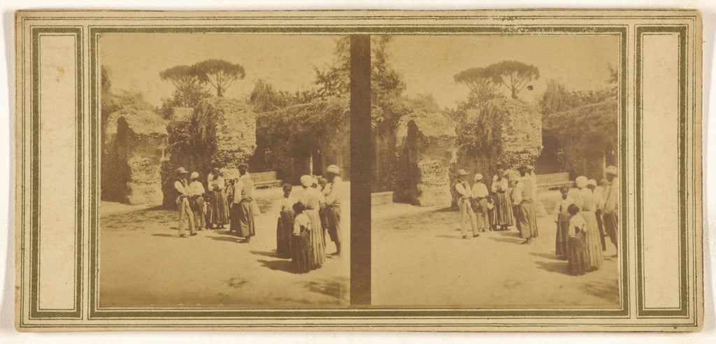Unknown maker, Italian:Ponte Rosso, (Naples), Poster Print Wall Art