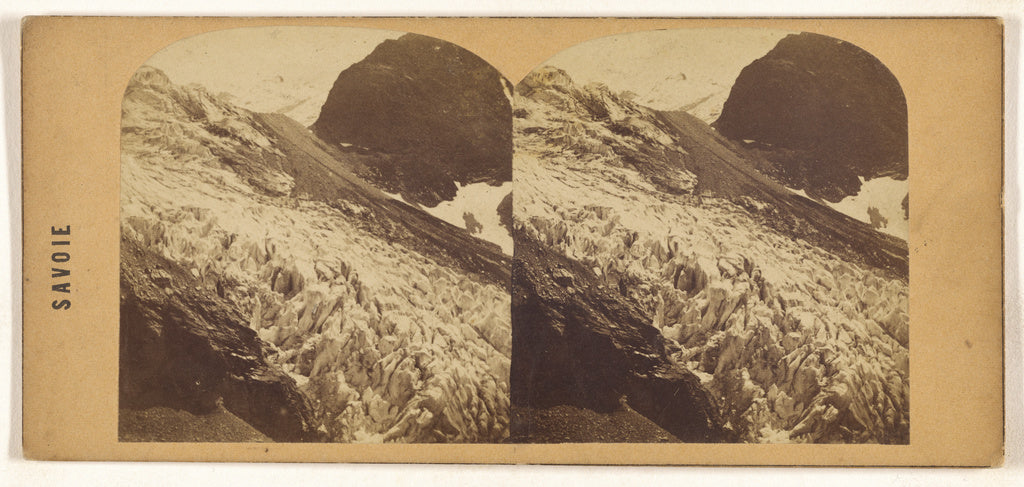 Unknown maker, Italian:[Glacier de Trelatete. Vue generale], Poster Print Wall Art