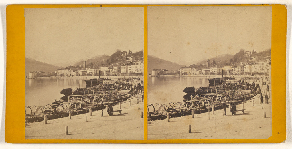 Unknown maker, Italian:[Lugano], Poster Print Wall Art
