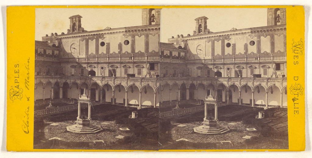 Unknown maker, Italian:Naples. [Cloistre S. Martin],16x12"(A3)Poster