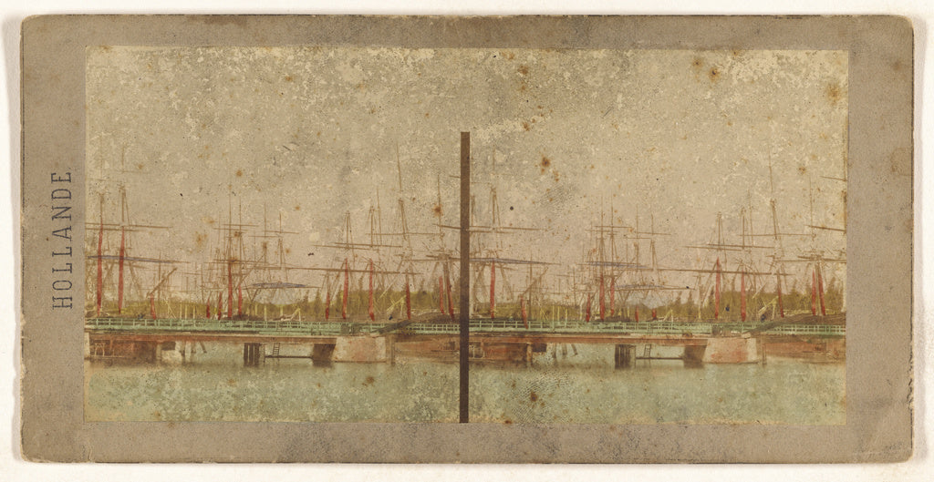 Unknown:Grand Bassin de Navires a Rotterdam., Poster Print Wall Art
