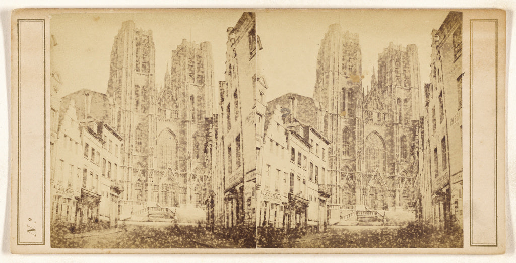 Unknown:[St. Gudule, Bruxelles], Poster Print Wall Art