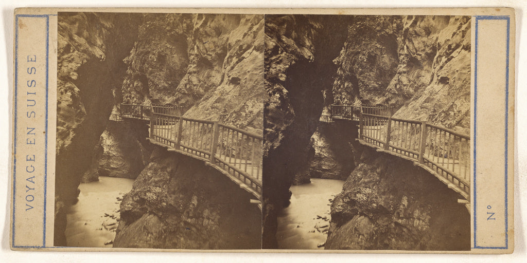 Unknown:Gorge du trient Apres l'Eglise., Poster Print Wall Art