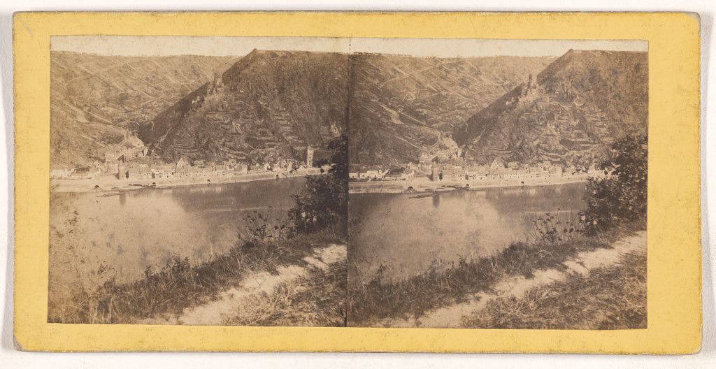 Unknown:Bords du Rhin. La Vallee suisse, a St-Goar., Poster Print Wall Art