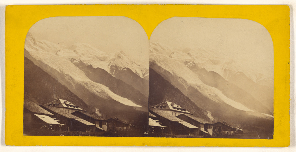 Unknown:[Le mont blanc, Suisse], Poster Print Wall Art