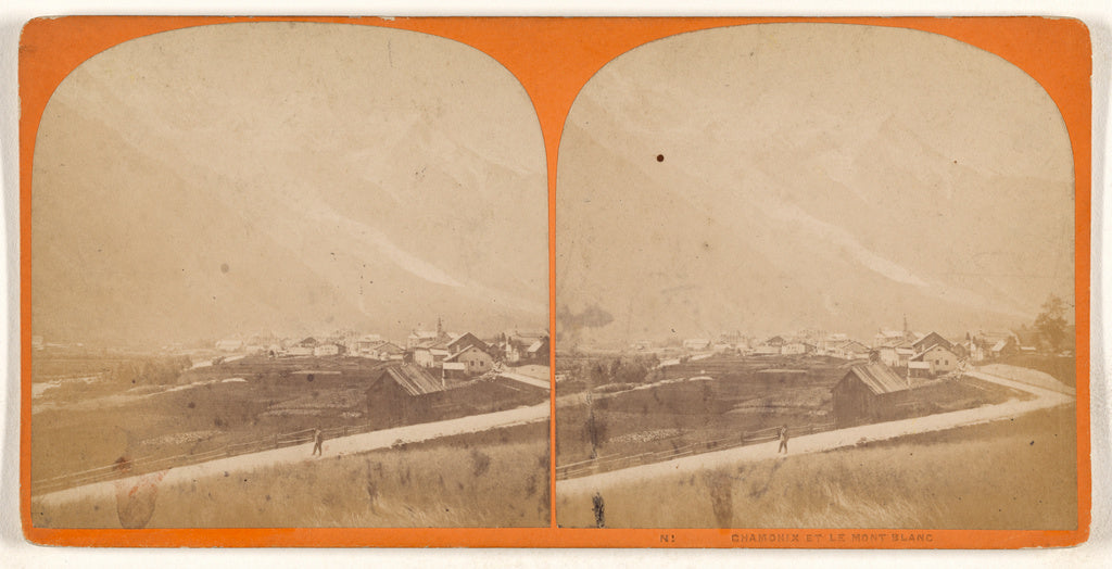Unknown:Chamonix et Le Mont Blanc, Poster Print Wall Art