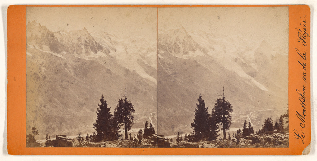 Unknown:[Le Mont Blanc vu de la Flegere.], Poster Print Wall Art