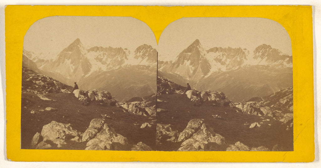Unknown:[Col du bonhomme & le mont joli, Suisse], Poster Print Wall Art