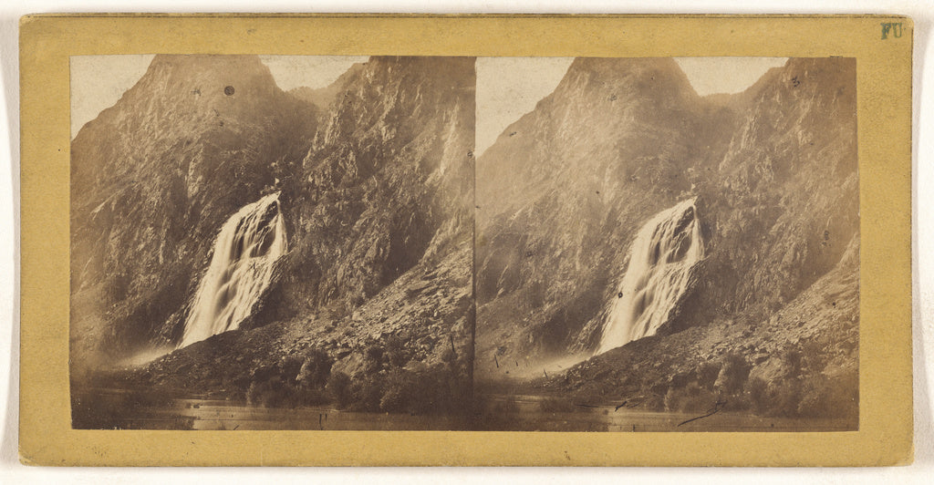 Unknown:[Cascade du pisse vache, canton du Valais, Suisse]/[, Poster Print Wall Art