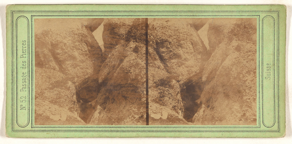 Unknown:Passage des Pierres. Suisse., Poster Print Wall Art