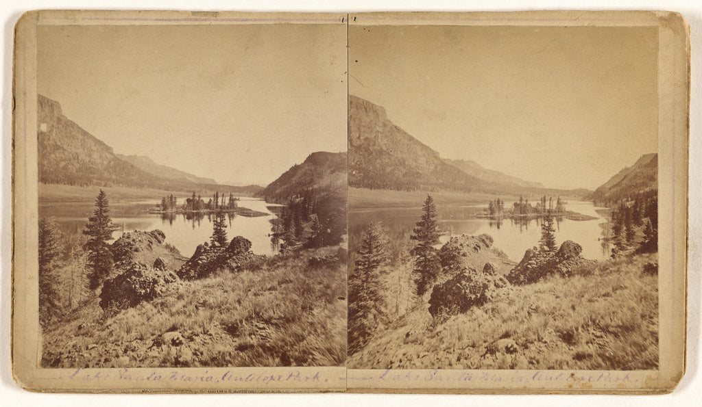 Unknown maker, Canadian:[Lake Santa Maria, Antelope Park.], Poster Print Wall Art