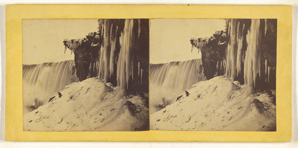 Unknown maker, Canadian:[Falls and ice, Canada], Poster Print Wall Art