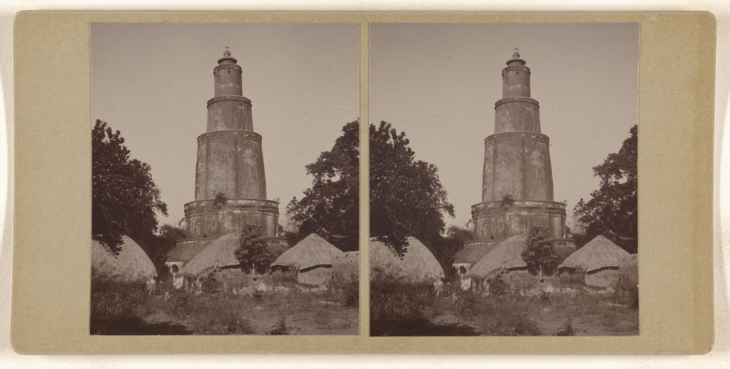 Unknown:The Tower at Pandua., Poster Print Wall Art