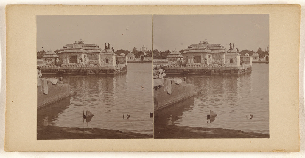 Unknown:Chandan Tank or "Narendra Sarubar", Puri Orissa., Poster Print Wall Art