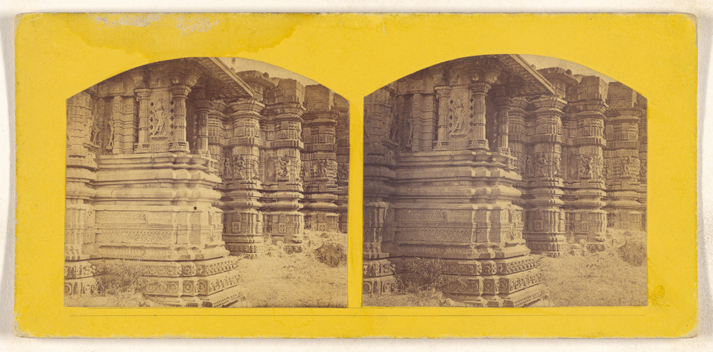 Unknown:[South side of the Stone Temple to Vishnu at Lunar. , Poster Print Wall Art