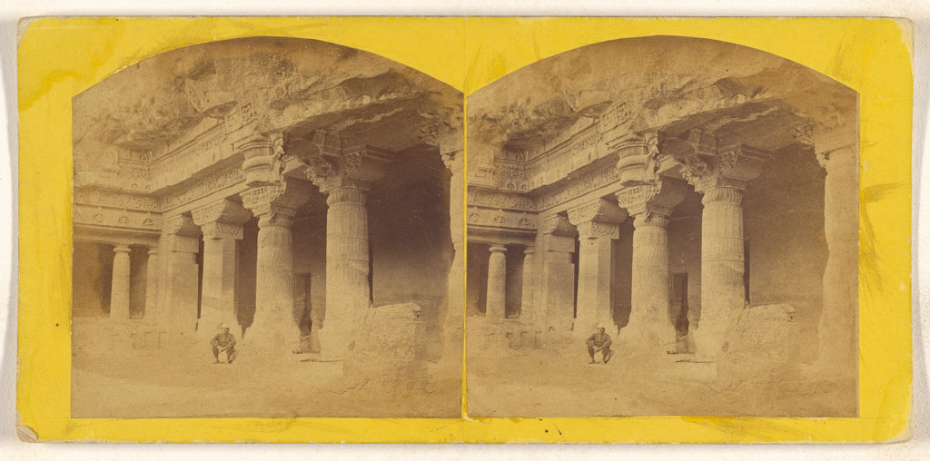 Unknown:[Cave No. 1, Outer view, Adjanta], Poster Print Wall Art