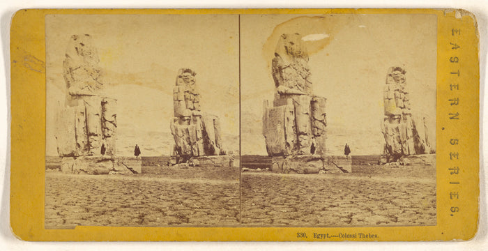 Unknown:Egypt. - Colossi Thebes.,16x12