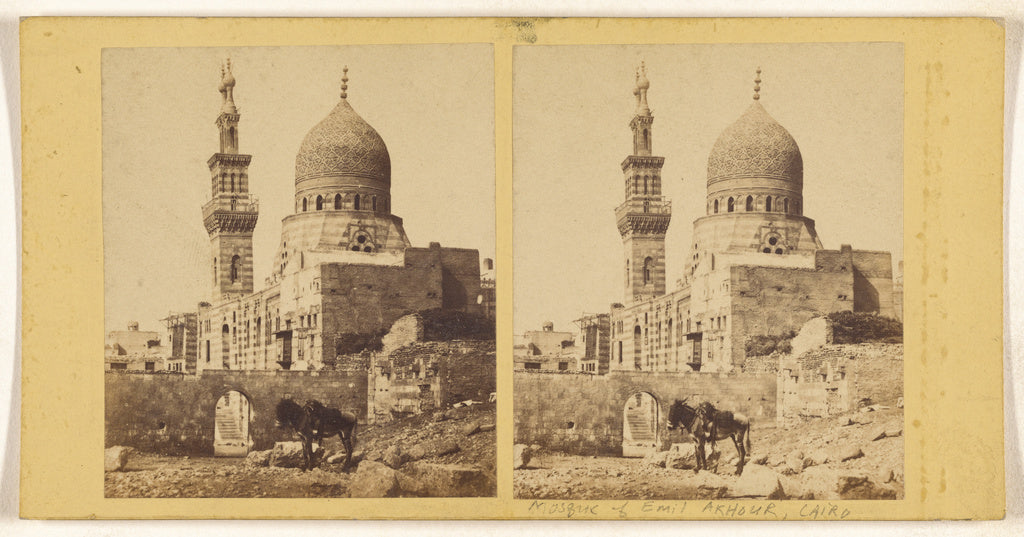 Unknown:Mosquee Emir Akhour au Caire, Poster Print Wall Art