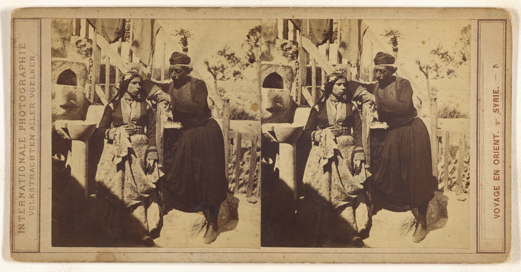 Unknown:Voyage en Orient. Syrie. [Couple], Poster Print Wall Art