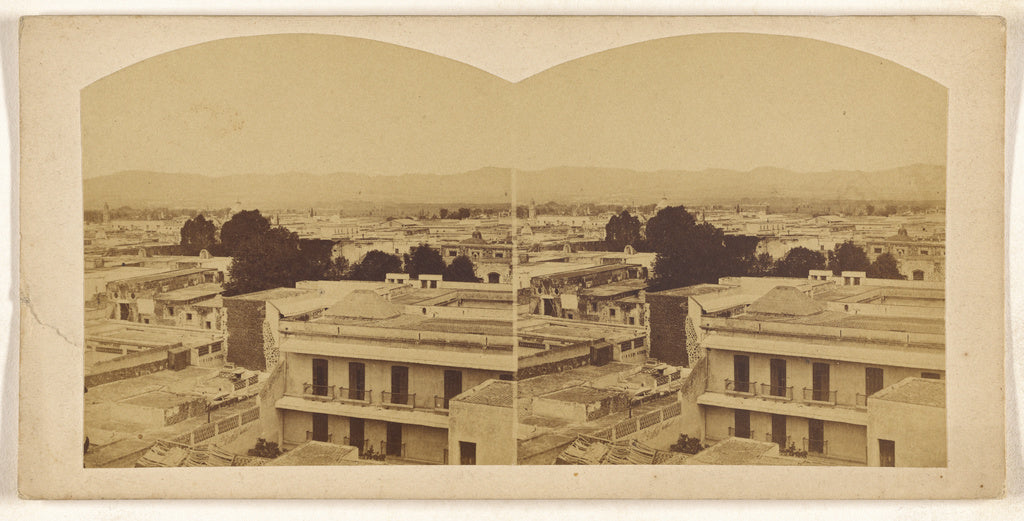 Unknown:[Panorama de Mexico.], Poster Print Wall Art