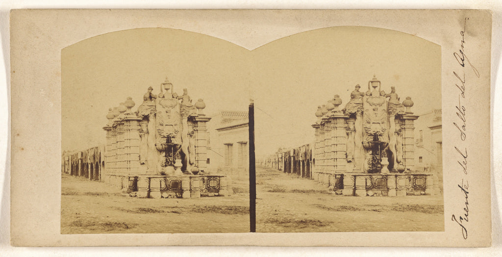 Unknown:[Fuente del Salto del Agna.], Poster Print Wall Art