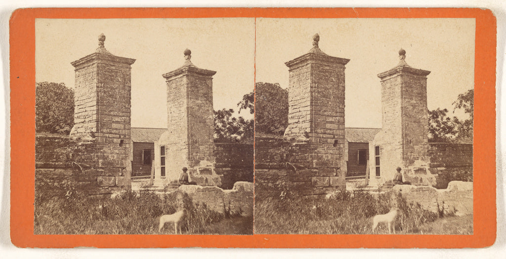 Unknown:[Old Spanish City Gates], Poster Print Wall Art
