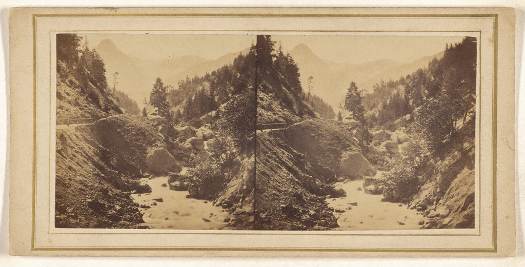 Unknown:[Unidentified gorge or ravine], Poster Print Wall Art