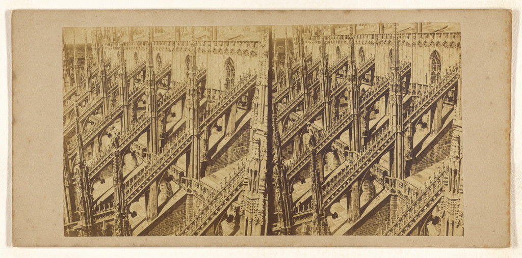 Unknown:[Orante spires of an unidentified cathedral], Poster Print Wall Art