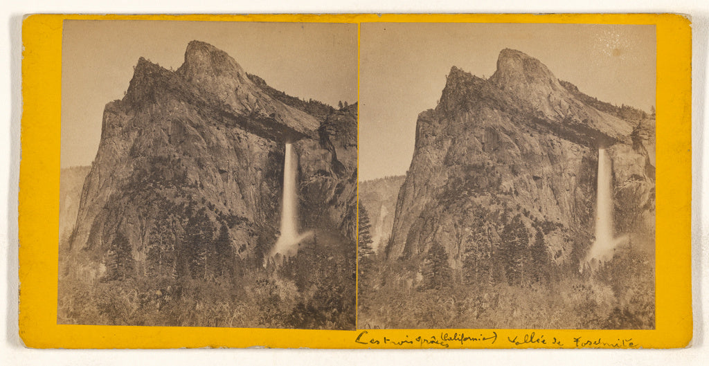 Unknown maker, American:[Falls, Yosemite Valley, California], Poster Print Wall Art