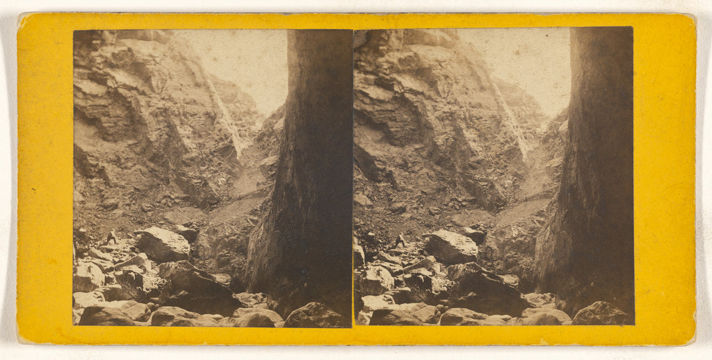 Unknown maker, American:[Rock fall, Yosemite, California(?)], Poster Print Wall Art