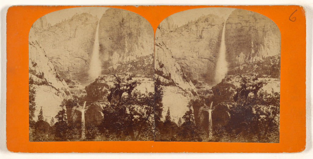 Unknown maker, American:[Falls, Yosemite, California], Poster Print Wall Art