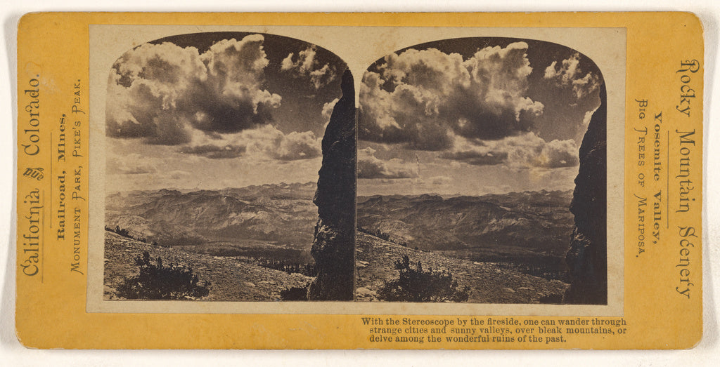Unknown maker, American:[Sierras, Yosemite Valley], Poster Print Wall Art
