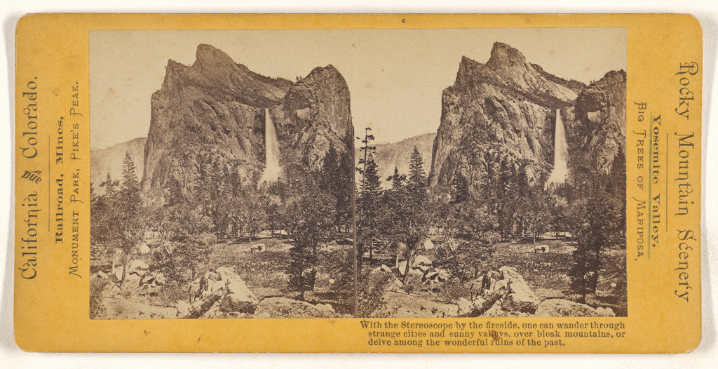 Unknown maker, American:Yosemite Valley, Poster Print Wall Art