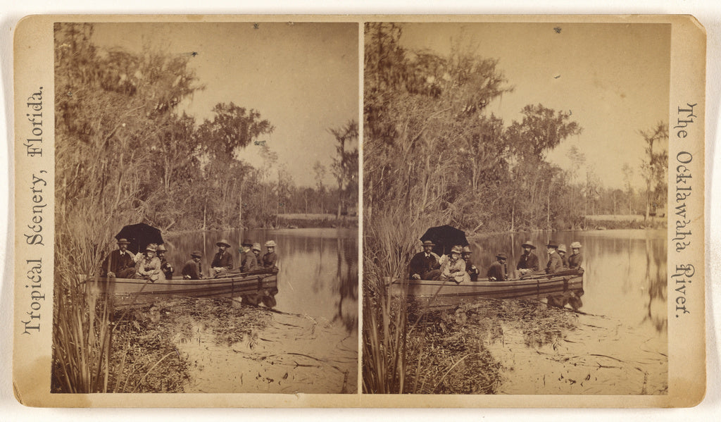 Unknown maker, American:On Silver Springs River. [Florida], Poster Print Wall Art