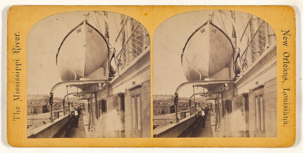 Unknown maker, American:On board Steamer Hudson, of New York, Poster Print Wall Art