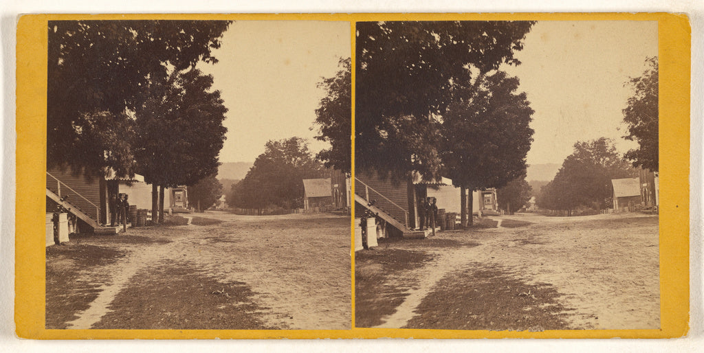 Unknown maker, American:[Main St., Dixfield, Me.], Poster Print Wall Art