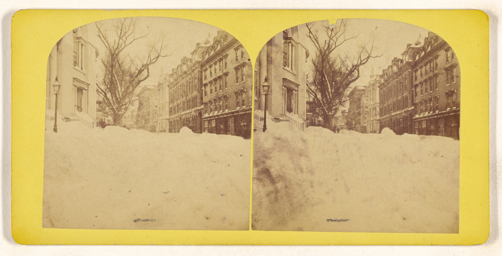 Unknown maker, American:[Fremont St. Boston, Winter View], Poster Print Wall Art