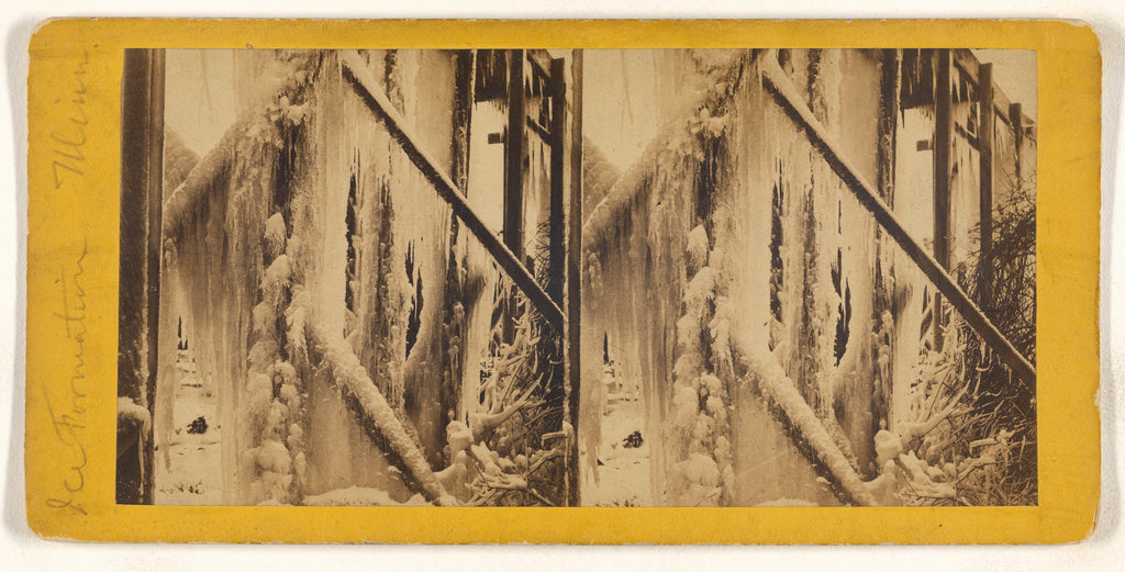 Unknown maker, American:[Ice Formation, Minn.], Poster Print Wall Art
